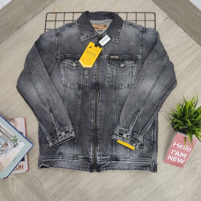 Jaket jeans Lois pria original MJT021