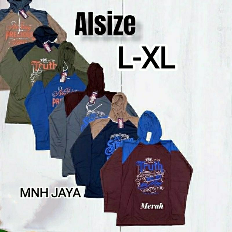 KAOS LENGAN PANJANG TOPI /KAOS TOPI LENGAN PANJANG/KAOS TANI /KAOS SAWAH/KAOS PROYEK/KAOS BERKEBUN