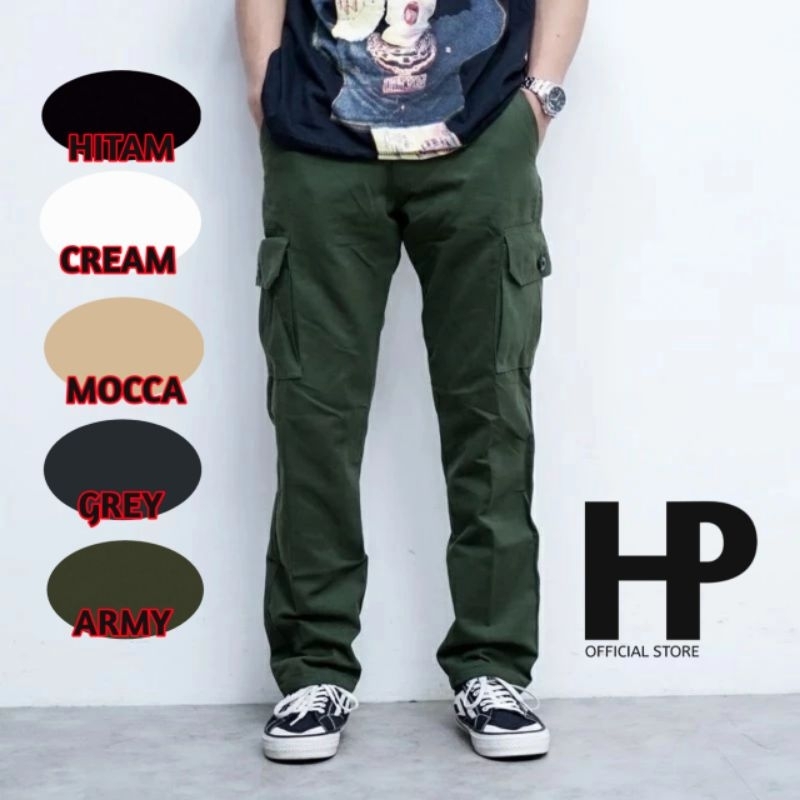 Celana Pria Cargo Panjang Original 100%
