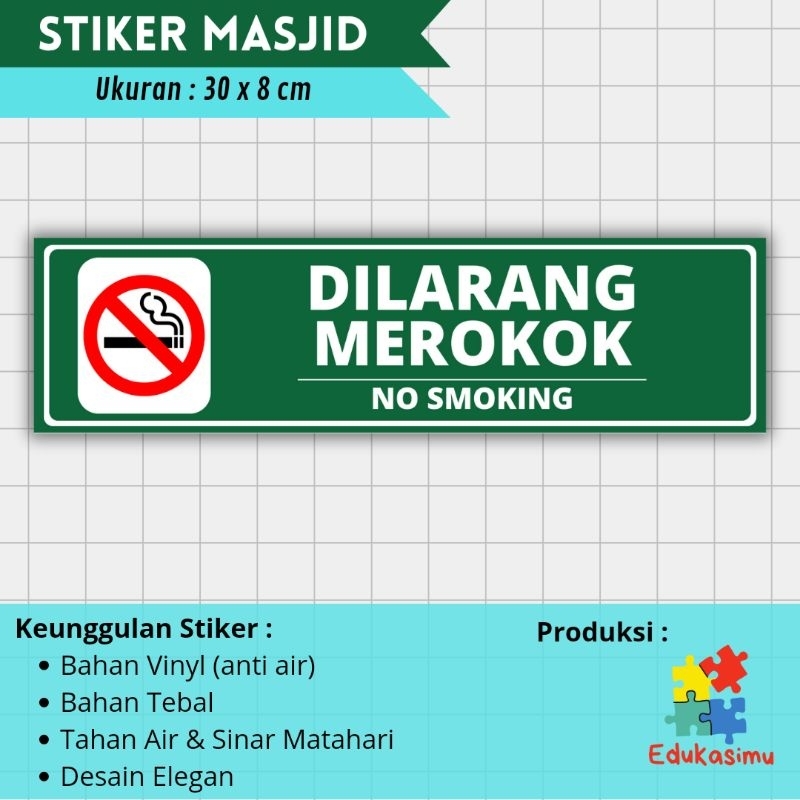 

STIKER DILARANG MEROKOK