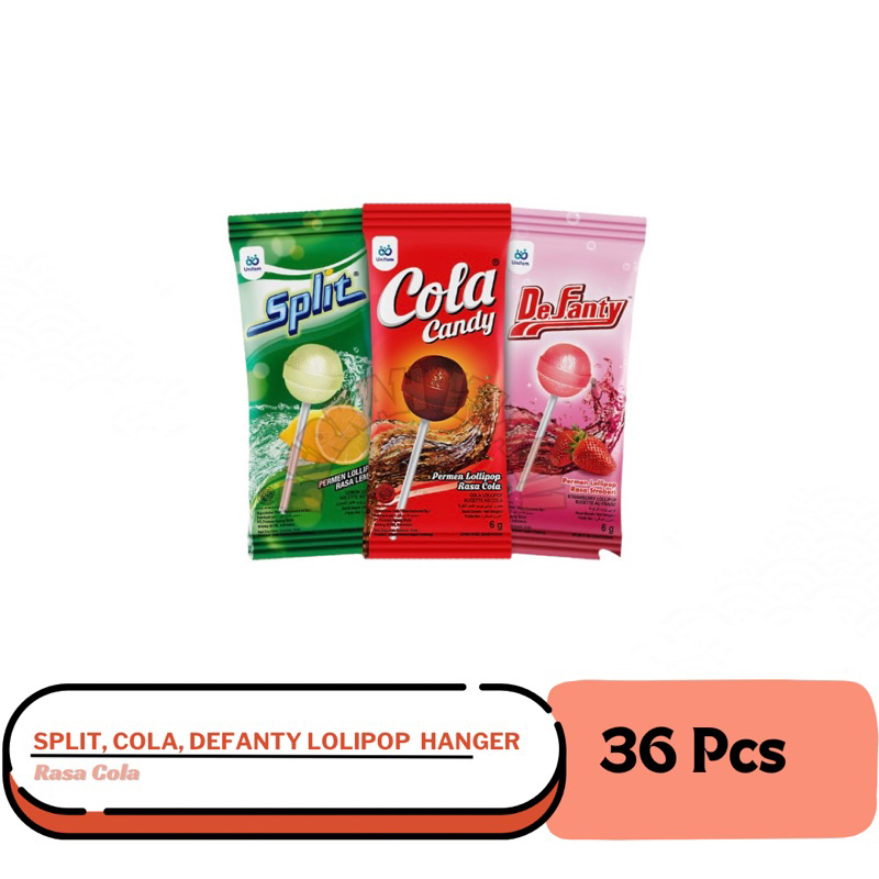 

Split Cola De Fanty Assorted Lollipop Hanger (1 Bag Isi 36pcs) - Permen Lolipop Aneka Rasa