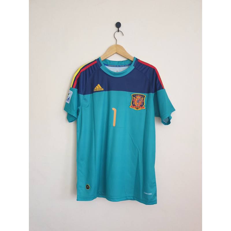 Jersey Retro Rare Spanyol GK 2010 Casillas