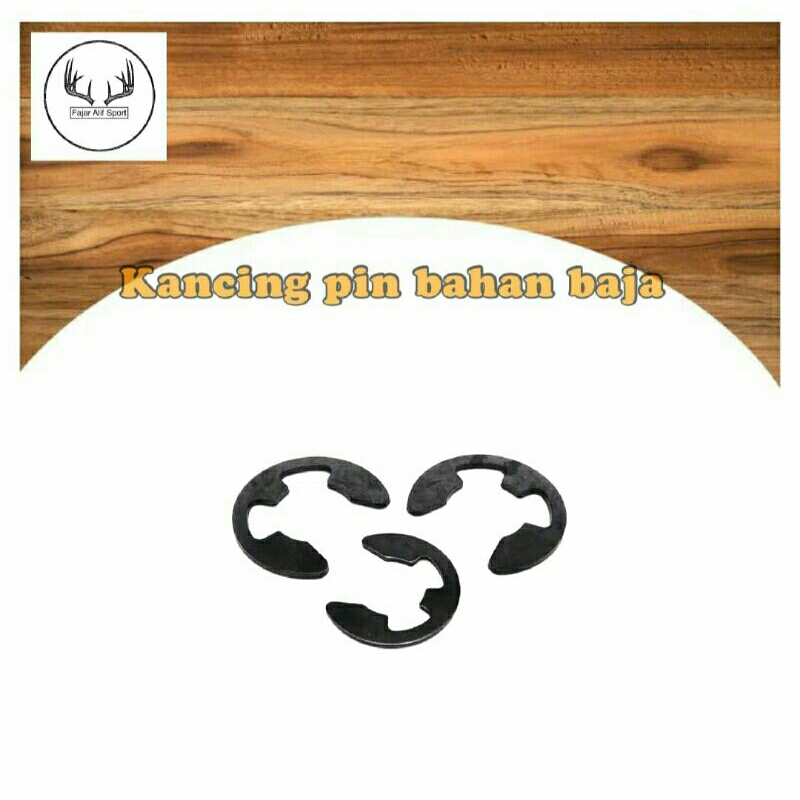 kancing pin bahan baja isi 10pcs - pen kancing - pin kancing