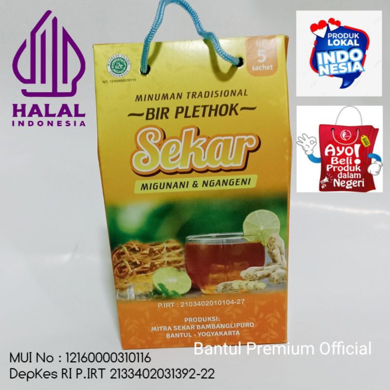 

BIR PLETHOK SEKAR JOGJA ISI 5 SACHET KUALITAS PREMIUM