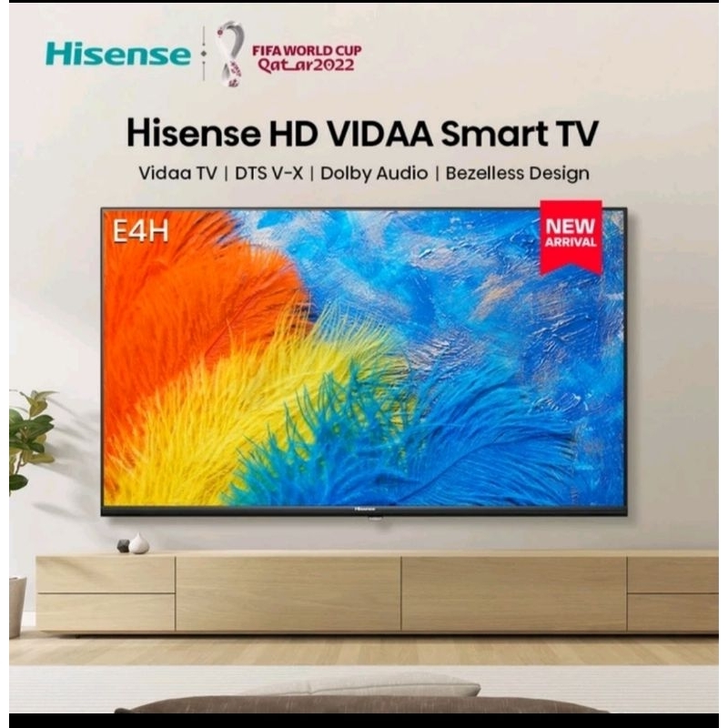 LED TV HISENSE 43E4H SMART TV YOUTUBE NETFLIK TV 43SMART TV