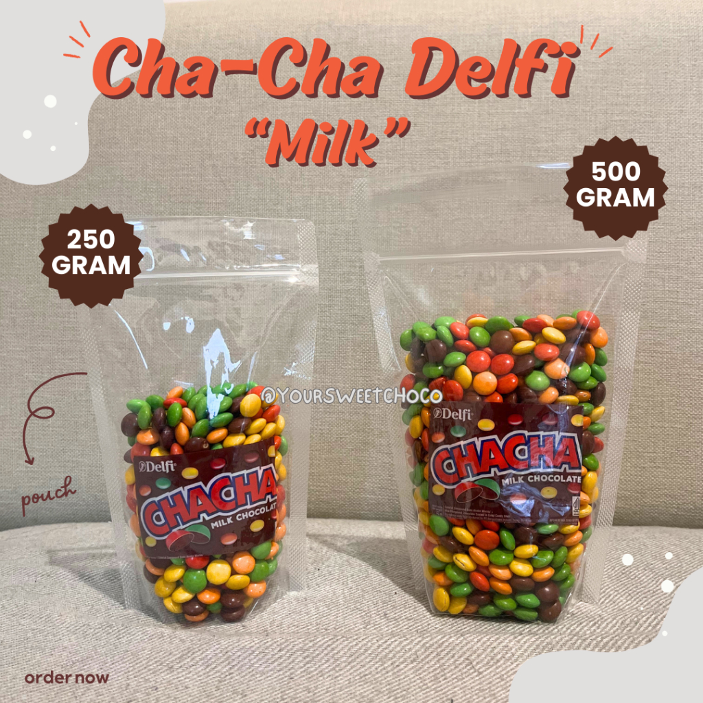 

CHA-CHA DELFI 500 GRAM MILK [KEMASAN POUCH]