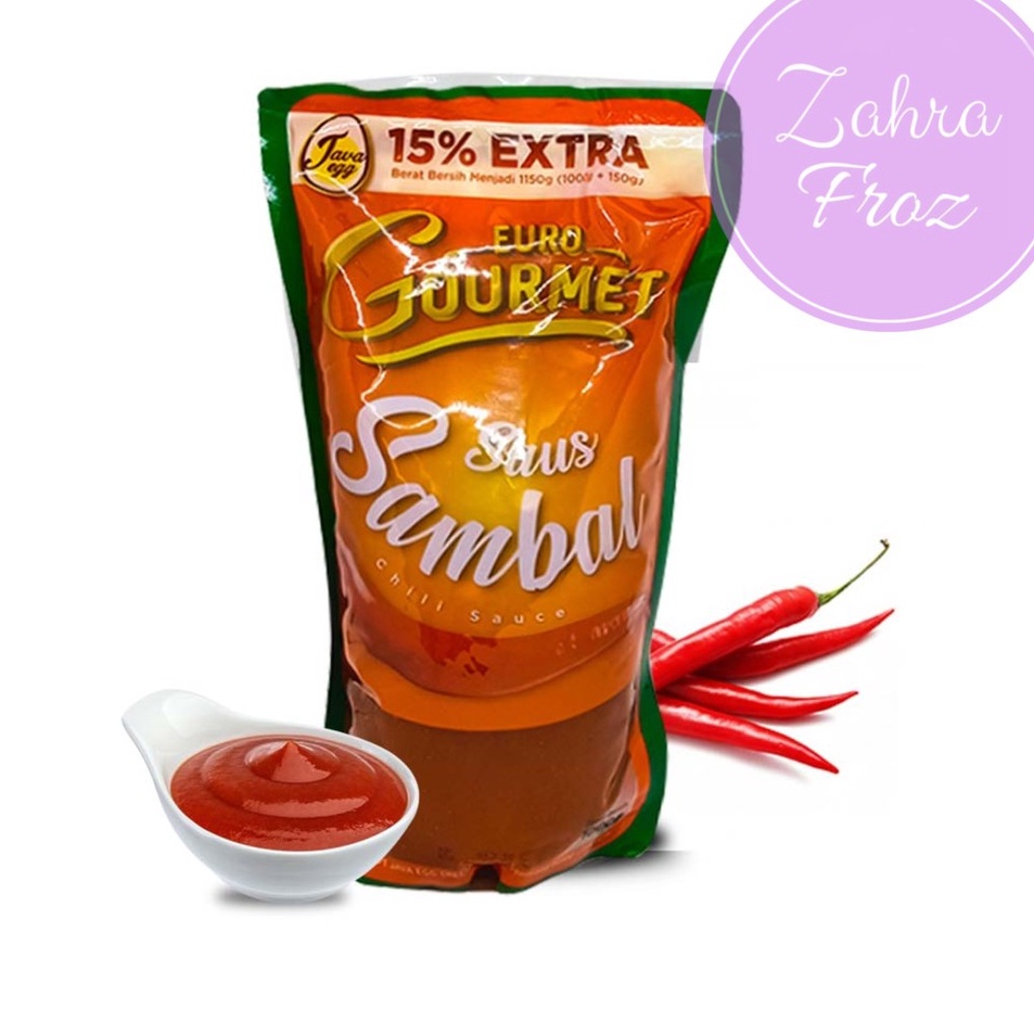 

Khusus hari ini EURO GOURMET SAUS SAMBAL 1KG