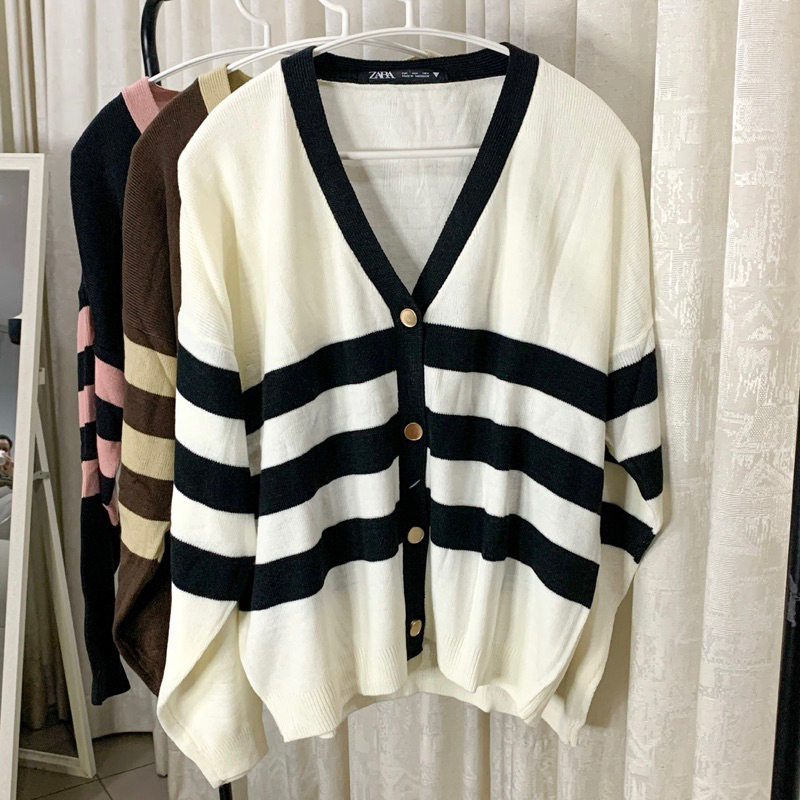 Sweater Premium Wanita, Atasan Rajut Wanita, Atasan Kancing Rajut