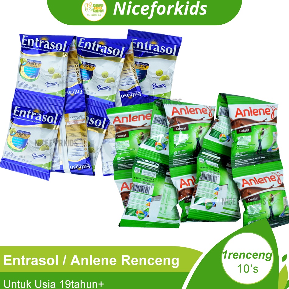 

Promo Terbatas Entrasol Renceng isi 1 Sachet Anlene Actifit Renceng Susu Bubuk Tinggi Kalsium Anlene Gold Renteng Anchor Protein Plus