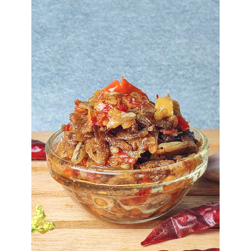 

Sambal Udang Rebon Pedas Gurih dan Wangi - 180gr