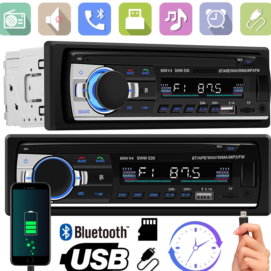 Tape mobil bluetooth tape jvc mobil tep mobil usb bluetooth terbaru Bluetooth MP3 Player FM Audio St