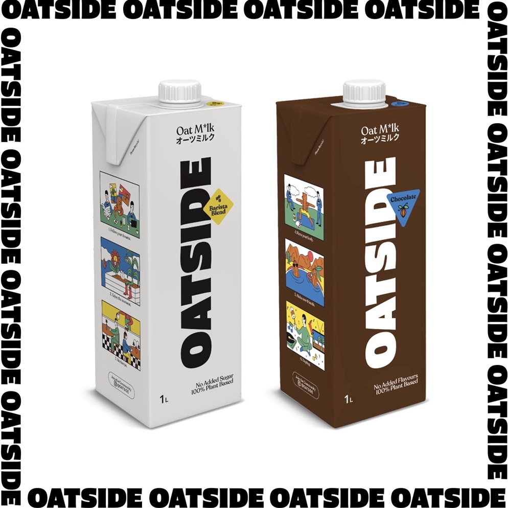 

Murah nampol Oatside Oat Milk 1L Susu Oat Gandum Oatside Barista Blend Chocolate Hazelnut