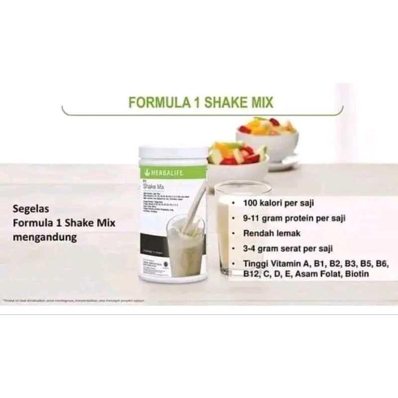 FORMULA 1 SHAKE HERBALIFE