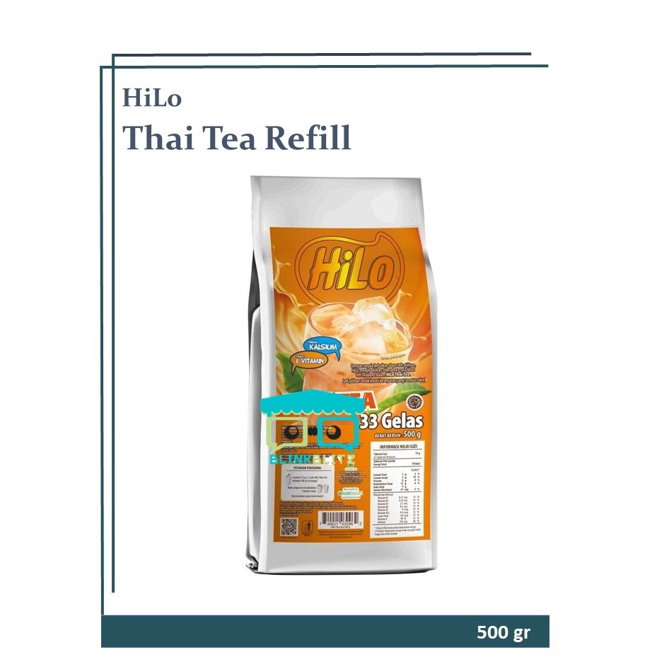 

HiLo Refill Thai Tea 500 gr Refil Kemasan Besar