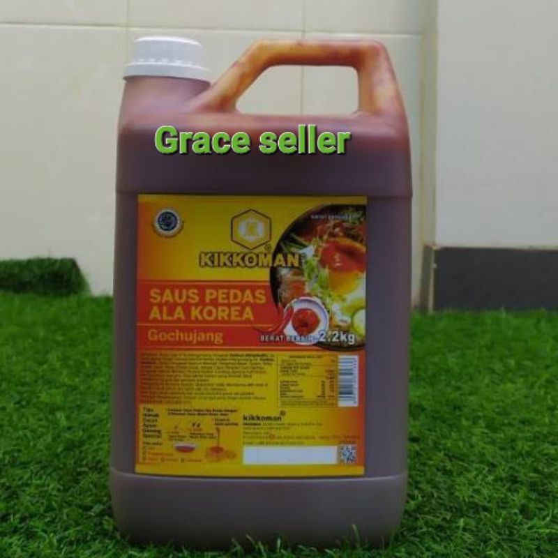 

Kikkoman gochujang sauce 2,2 kg/saus korea/pedas manis/jerigen 2 liter
