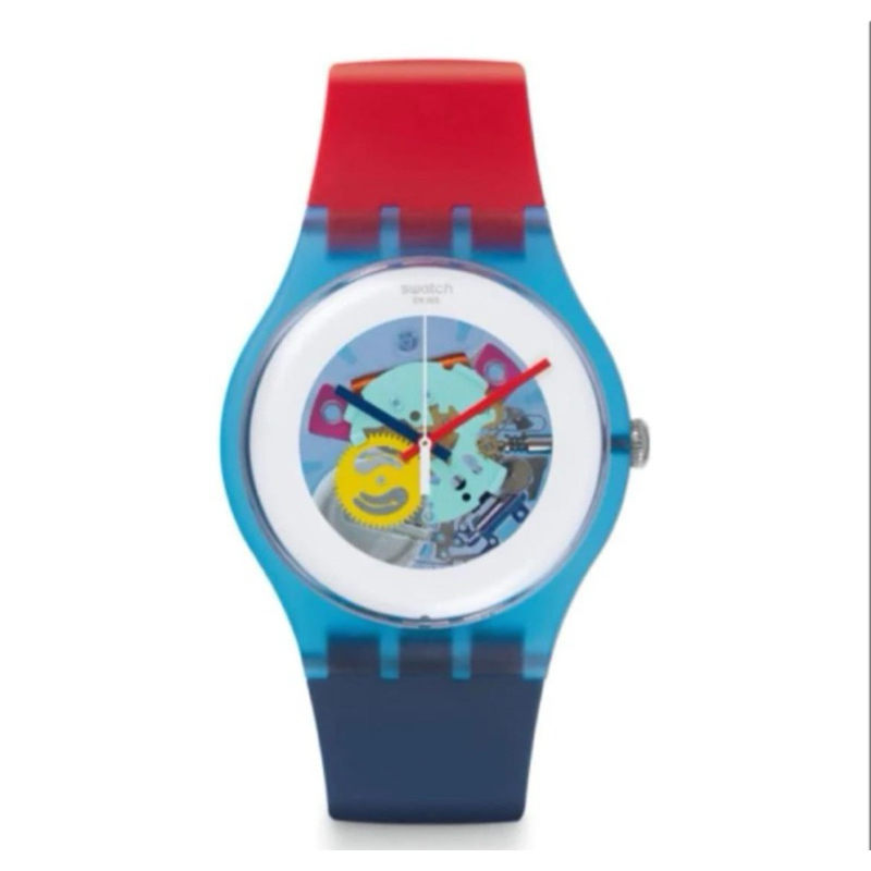Original SWATCH SUOS101 -Jam Tangan Unisex Pria&Wanita-Color My Lacquered Analog-Original Garansi Re