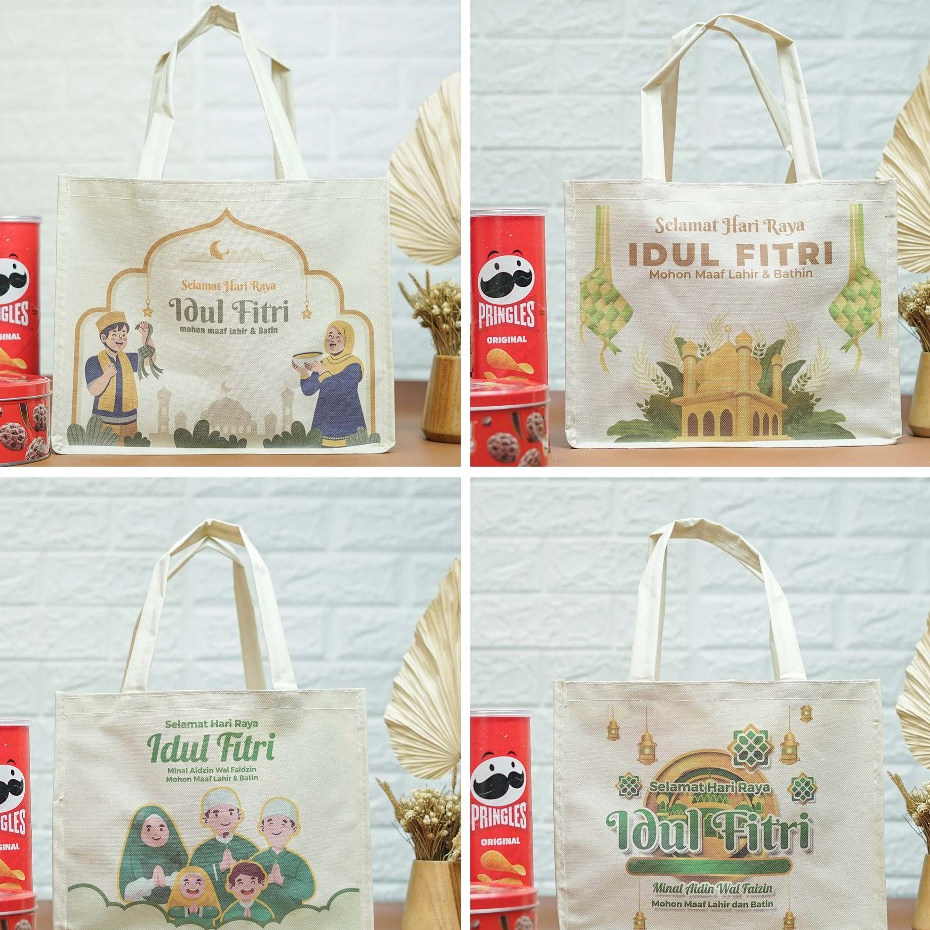 

Uk 25x30x13 Tas Bingkisan Lebaran Tas Parcel Hari Raya Idul Fitri Bahan POLYESTER