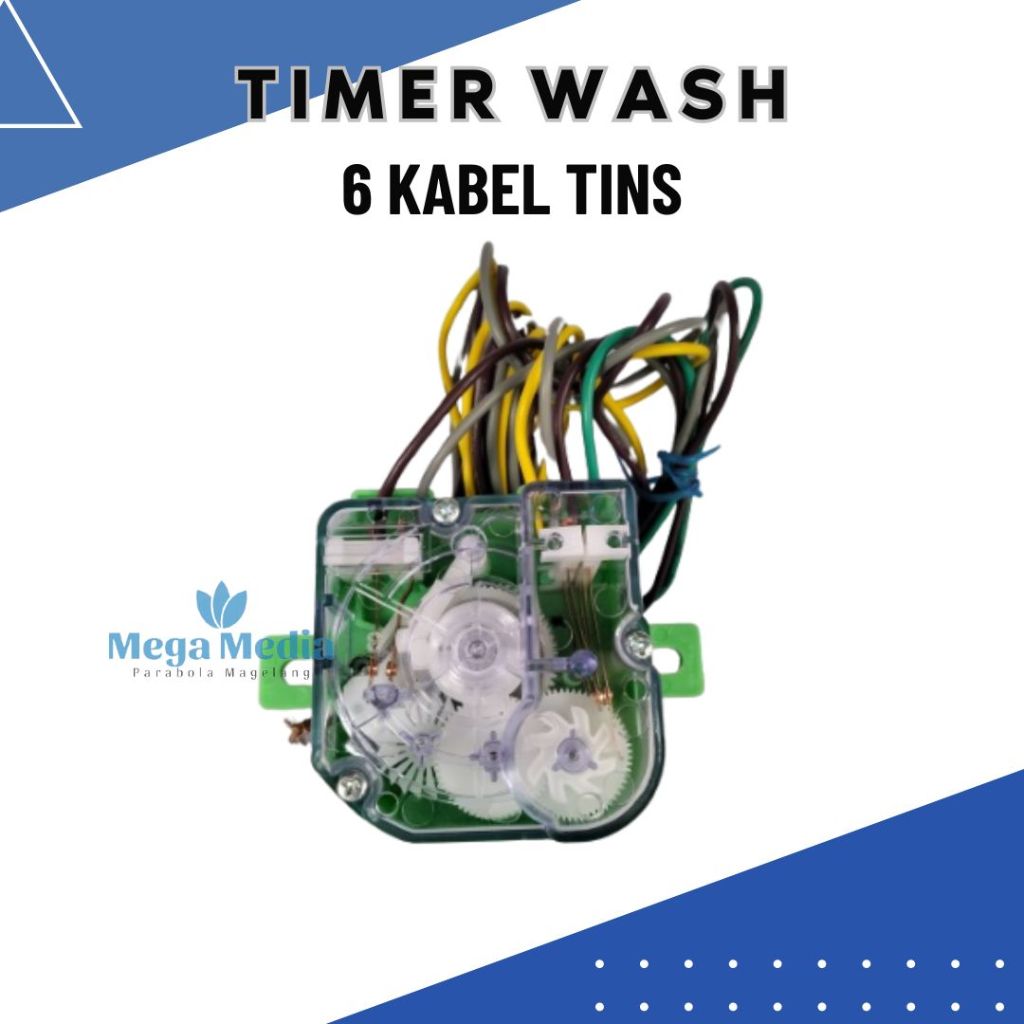 TIMER MESIN CUCI / TIMER WASH MESIN CUCI / TIMER MESIN CUCI PENCUCI 6 KABEL TINS