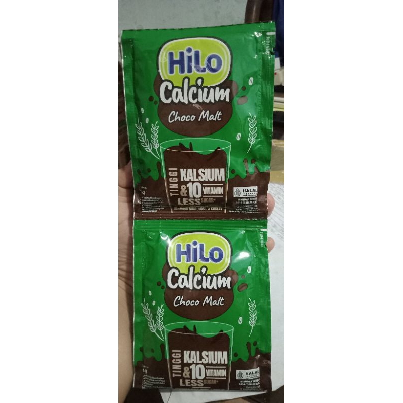 

Hilo Calcium Choco Malt 1 Renteng isi 10 Sachet