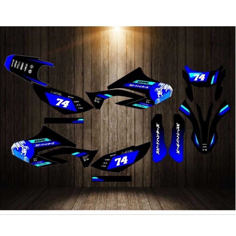Decal WR 155 decal stiker wr 155 tebal