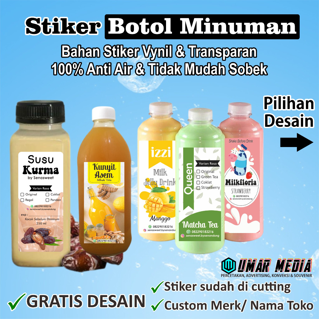 

Stiker A3+ Untuk Botol Label Minuman Stiker Botol Almond Siker Minuman Kopi Label minuman Manggo jelly