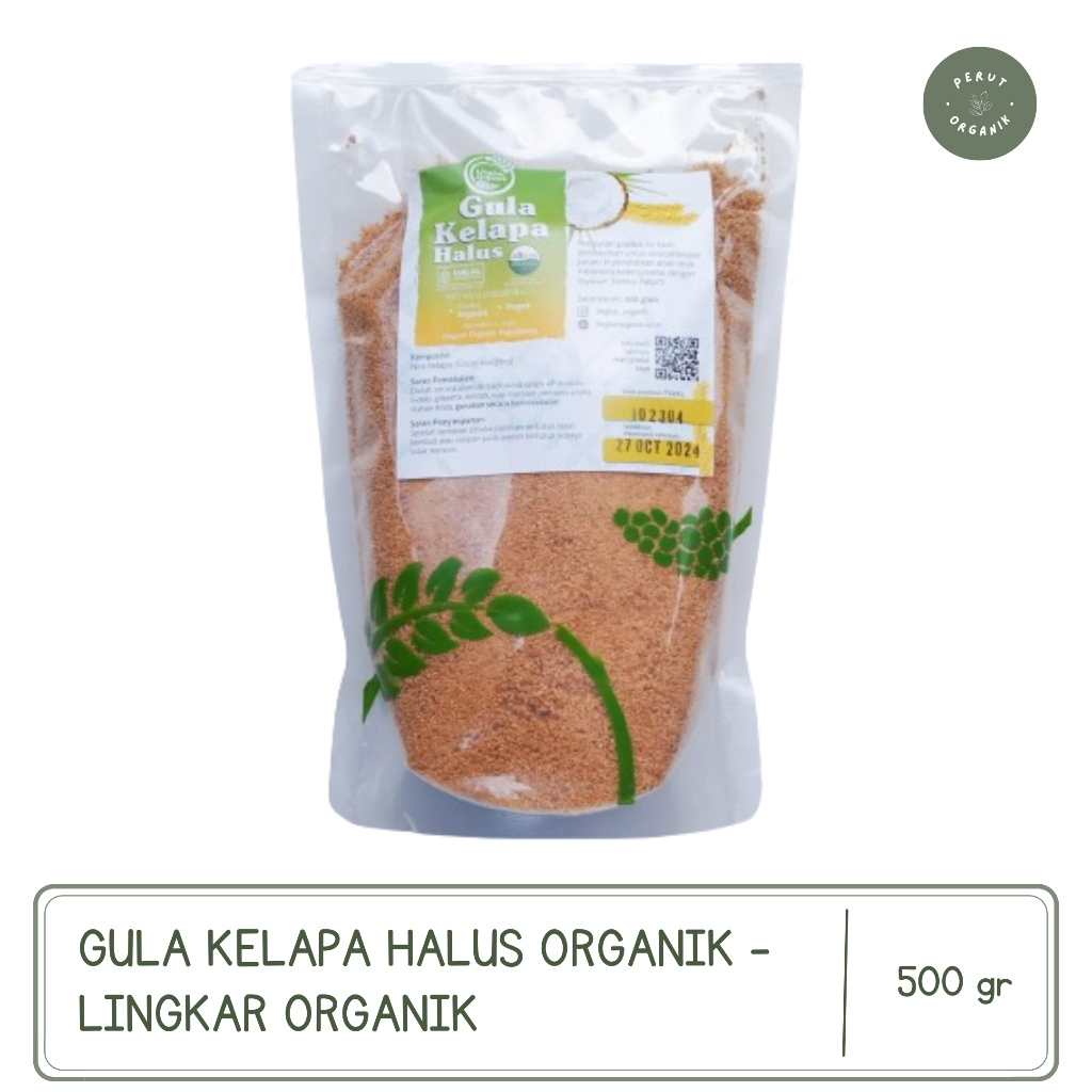 

Gula Kelapa Halus Organik 500gr - Lingkar Organik