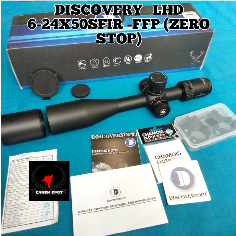 Telescope discovery LHD 6-24x50SFIR FFP zero stop