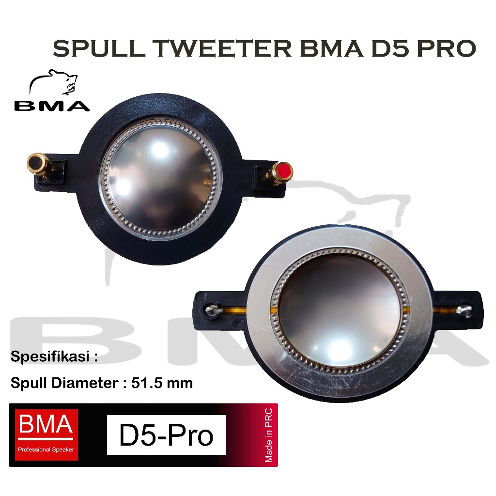 Spull Tweeter BMA D5 Pro Spul Spool Tweter Twiter Driver BMA D5 Pro