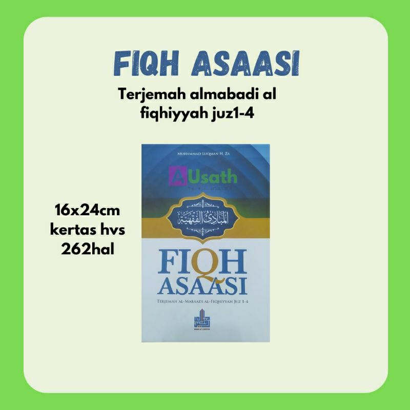 FIQIH ASASI/TERJEMAH MABADI FIQIH