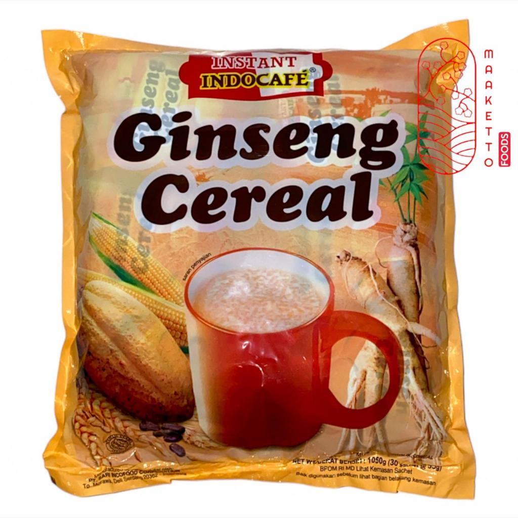 

Indocafe Ginseng Cereal / Indocafe Instant Ginseng Sereal Isi 30 Sachet