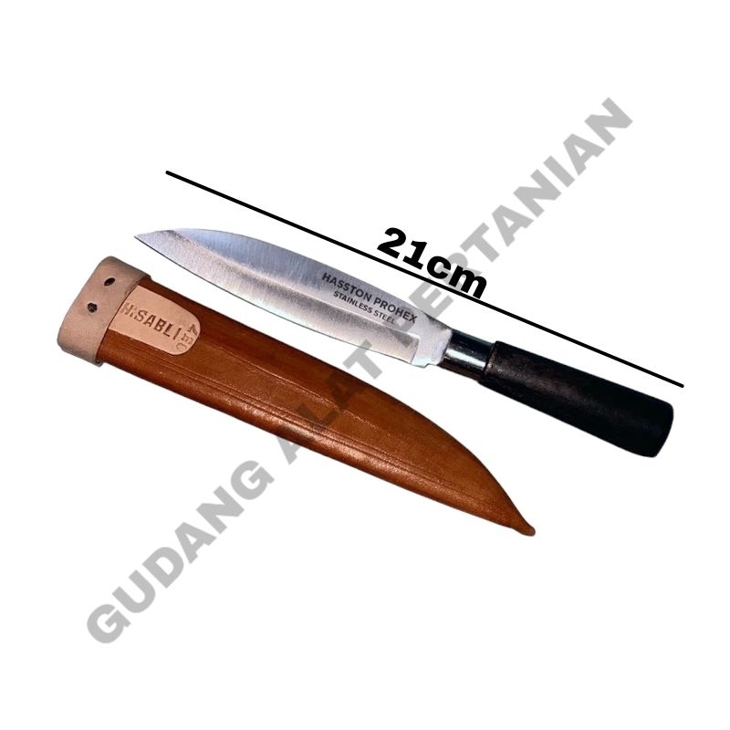 pisau garpu haston prohex(Bonus sarung)