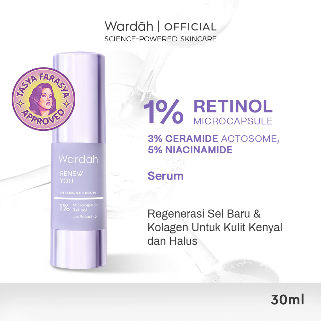 [Tasya Farasya Approved] Wardah Renew You Anti Aging Intensive Serum - Serum Anti Aging Samarkan Gar