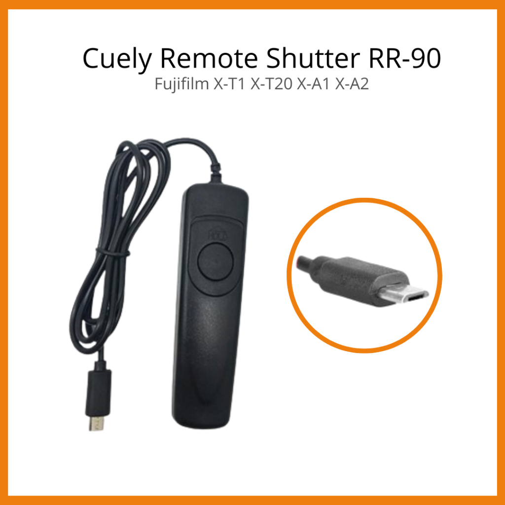 RR-90 Remote Shutter Release For Fujifilm X-T1 X-T20 X-A1 X-A2