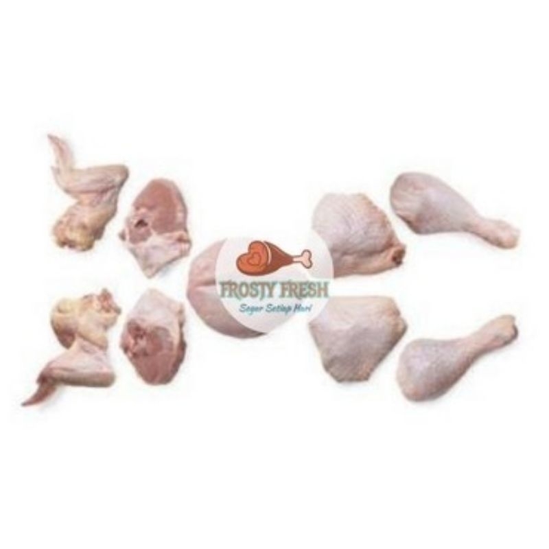 

Ayam Karkas Broiler 800 - 900 gram ( free potong)