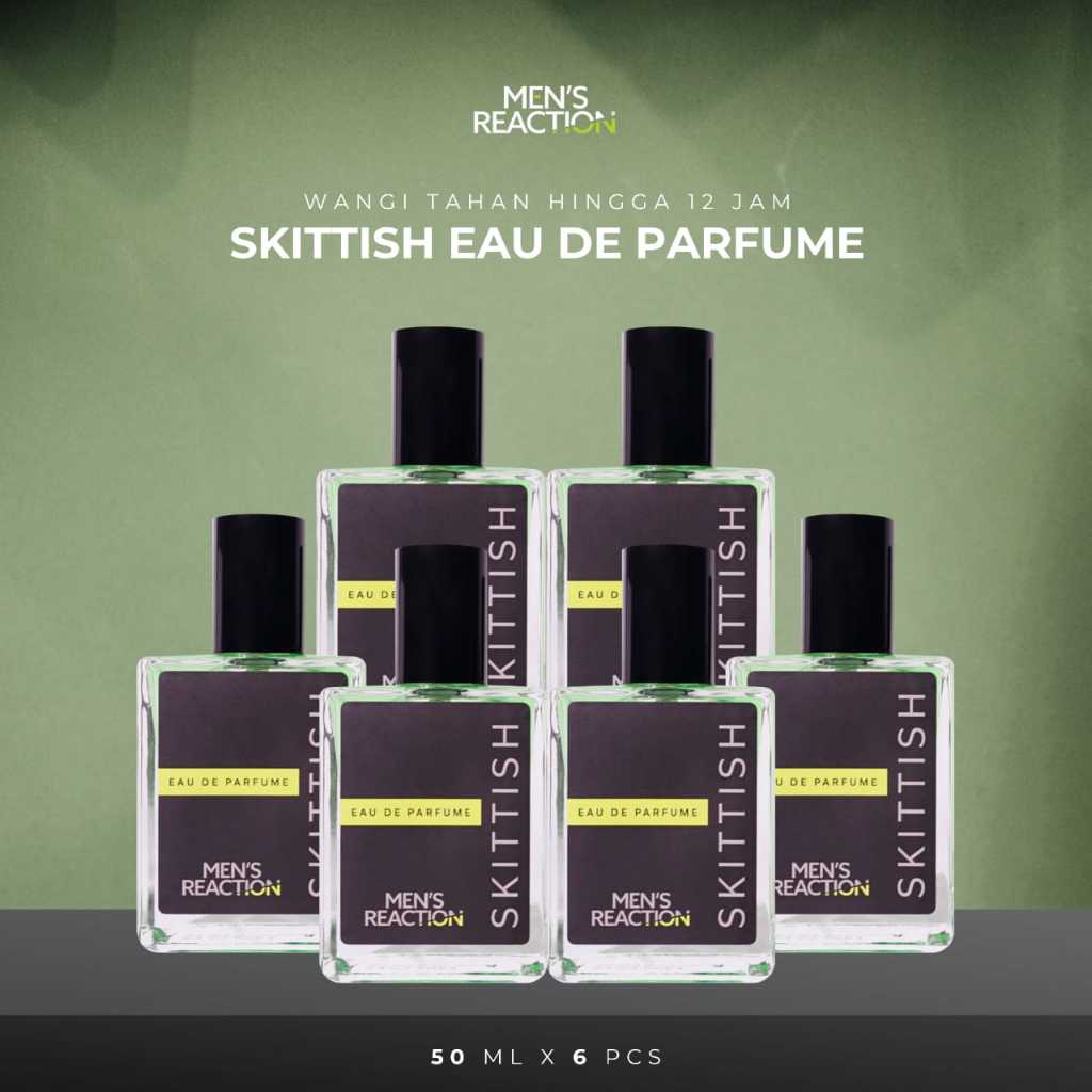 Buy 1 GET 6 Parfum  Pria Mens Reaction Skittish Eau De Parfum