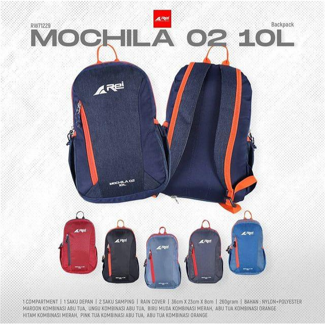 Tas Ransel Pria MOCHILA 02 10L AREI OUTDOORGEAR - Daypack Pria 10L MOCHILA 02 - BACKPACK 10 LITER MO