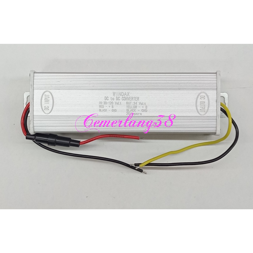24 VOLT DC DC CONVERTER 30-120V TO 24 VOLT 20A ( STEP DOWN 24 VOLT 20A )