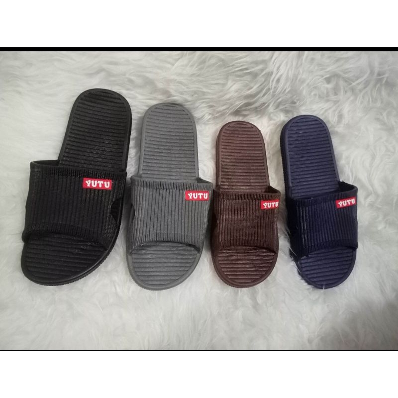 YUTU sandal selop pria/wanita slip on empuk