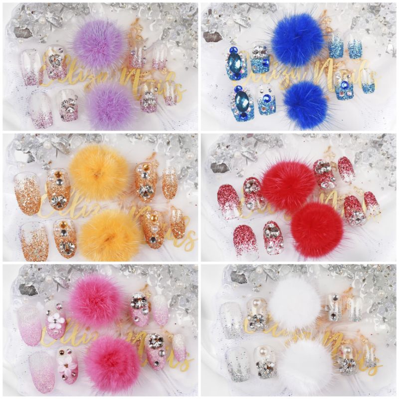 KUKU WEDDING POMPOM BULU/kuku bulu2 pompom free Lem