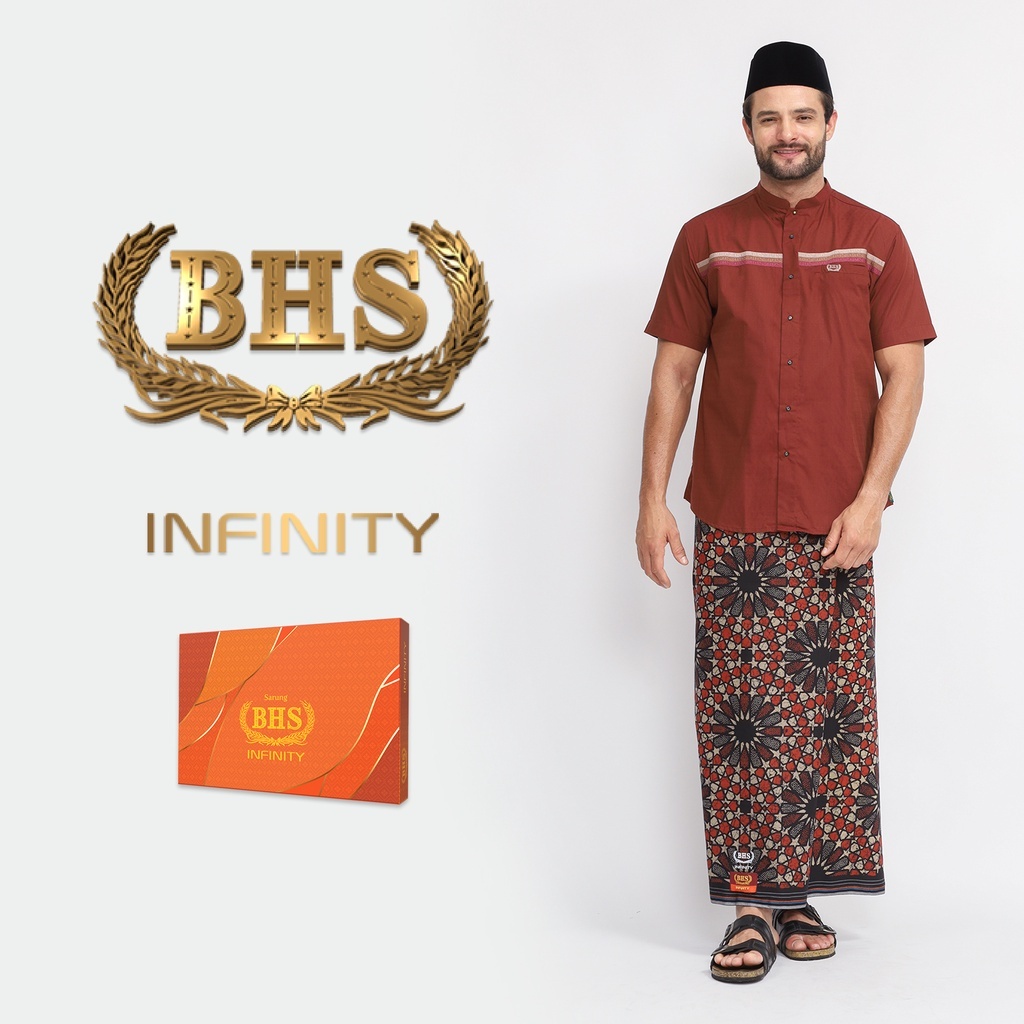 Sarung BHS Infinity Gold Motif V34 CBA 030