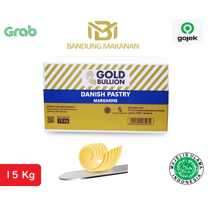 

Gold Bullion Danish Pastry Margarine Los - 15kg (cromboloni dan pastry)