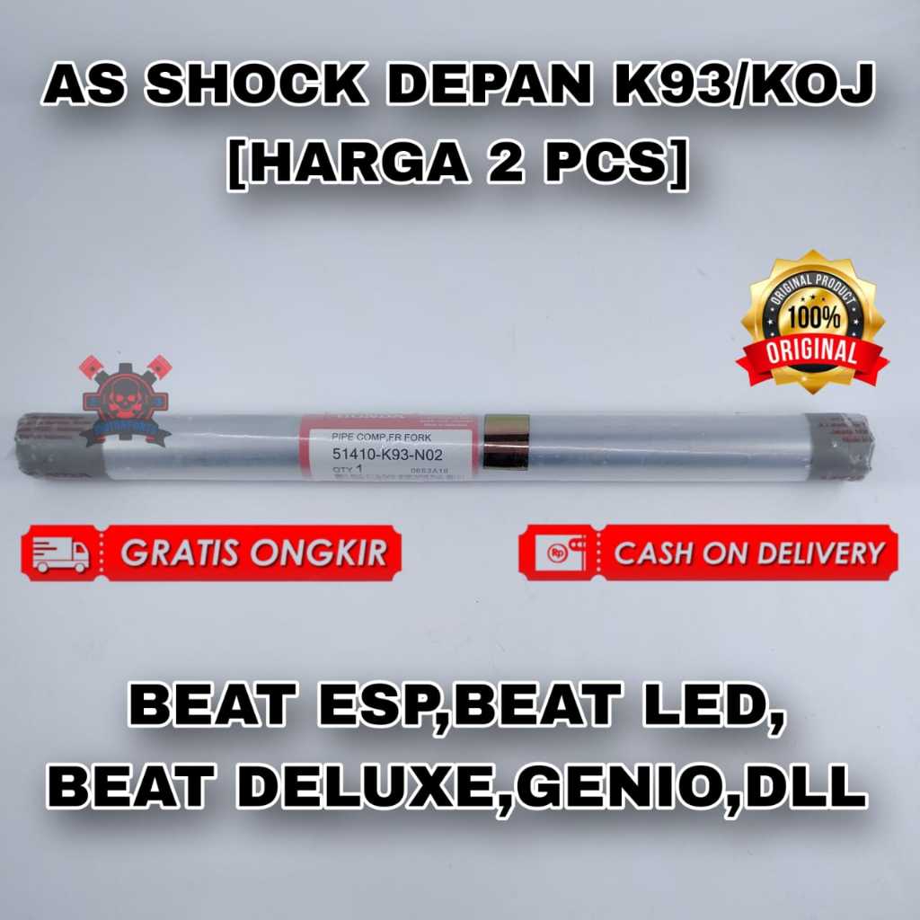 As Shock Depan Honda KOJ Bambu Sok Beat ESP Beat LED Beat Deluxe Genio Pipa Skok Kualitas Original A