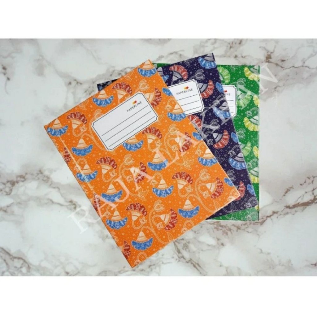 

Buku Hard Cover Ukuran Quarto paper line warna