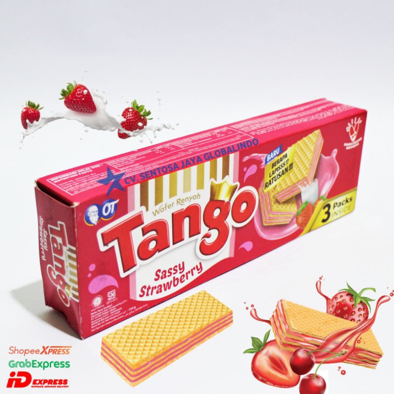 

Tango Wafer Rasa Strawberry | Krim Strawberry