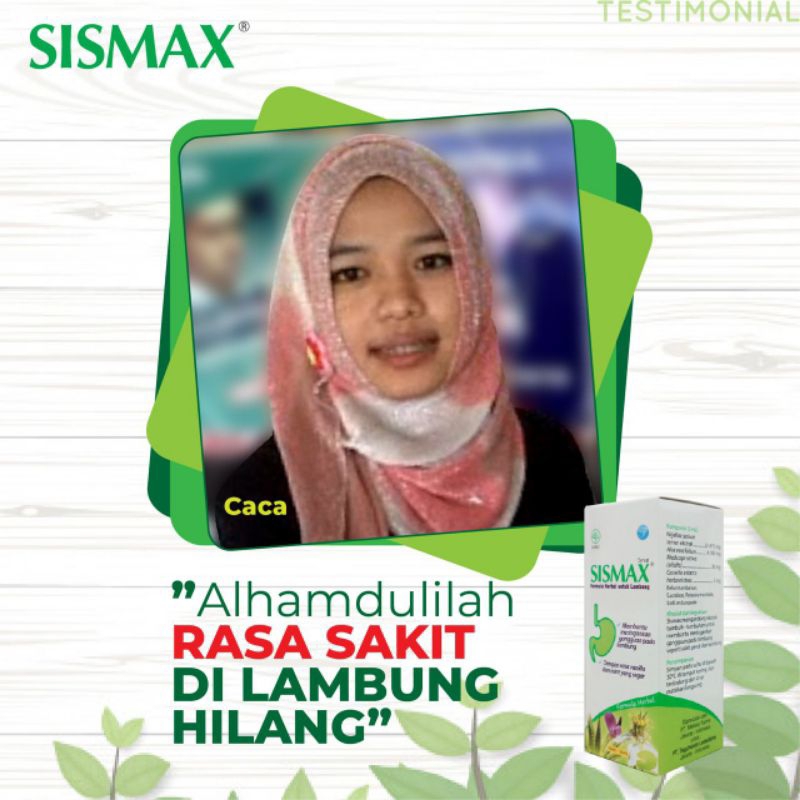 Obat Maag Herbal SISMAX Formula Herbal Untuk lambung 60ml dan 120ml BPOM Terjamin