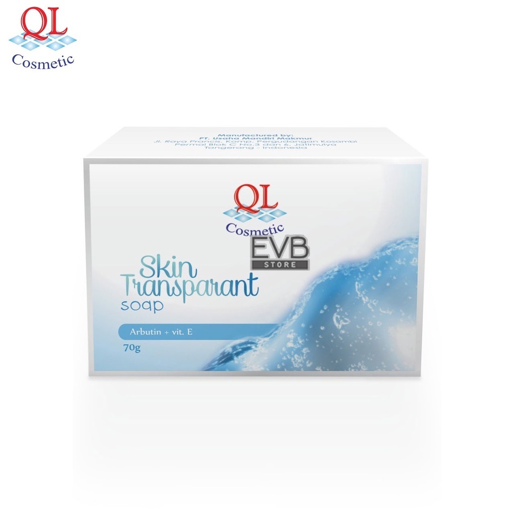 QL Skin Transparant Soap Sabun Wajah Transparan QL Cosmetic - 70gr
