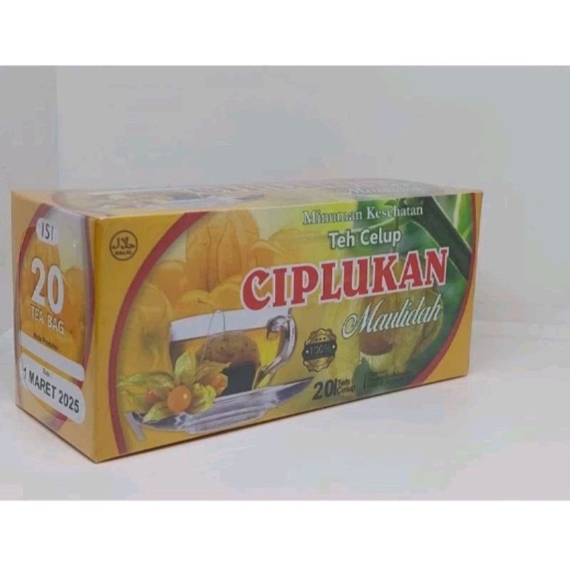 TEH CELUP HERBAL DAUN CIPLUKAN / TEH CELUP DAUN CIPLUKAN ISI 20 KANTONG