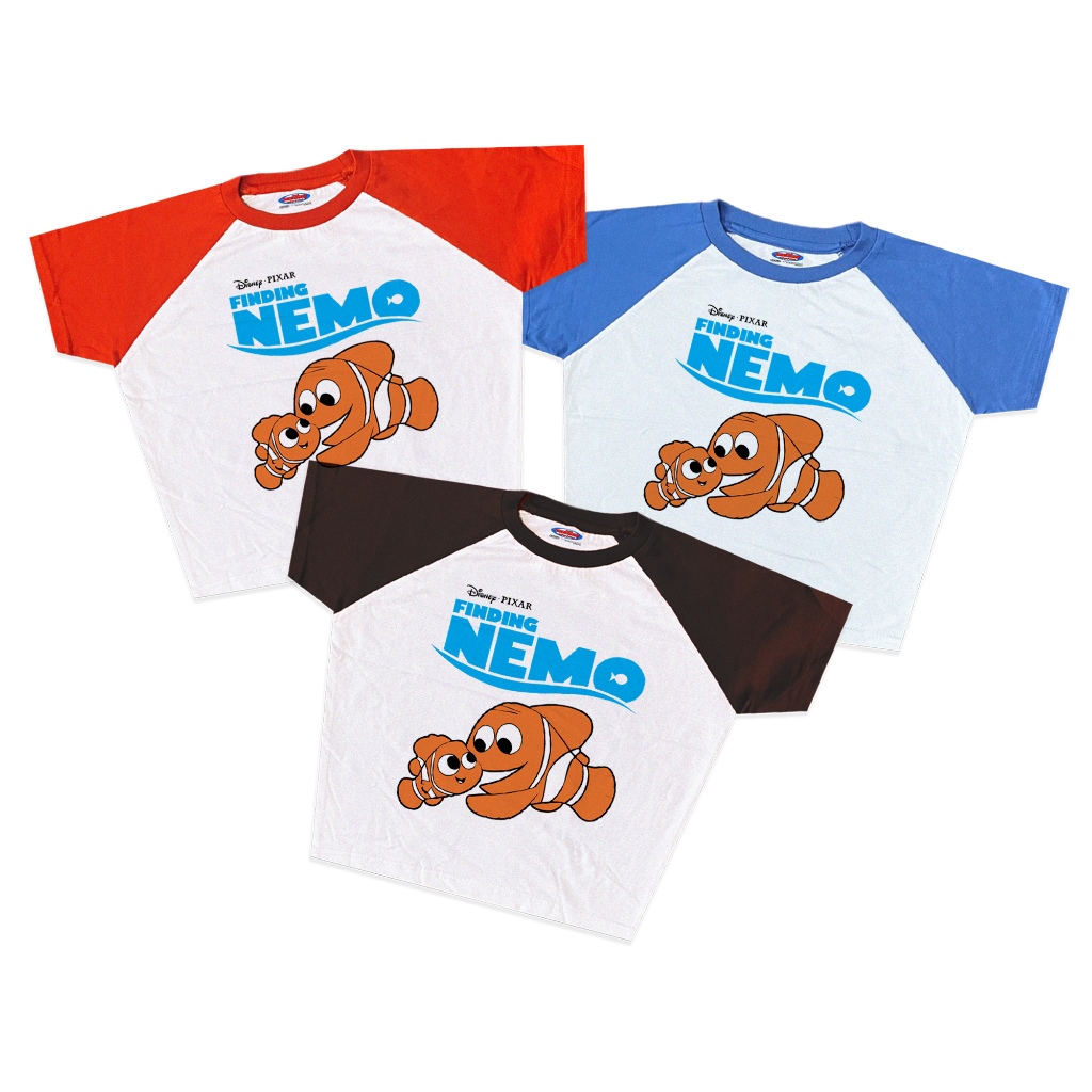 Crop Top Raglan Slim Fit Disney Finding Nemo