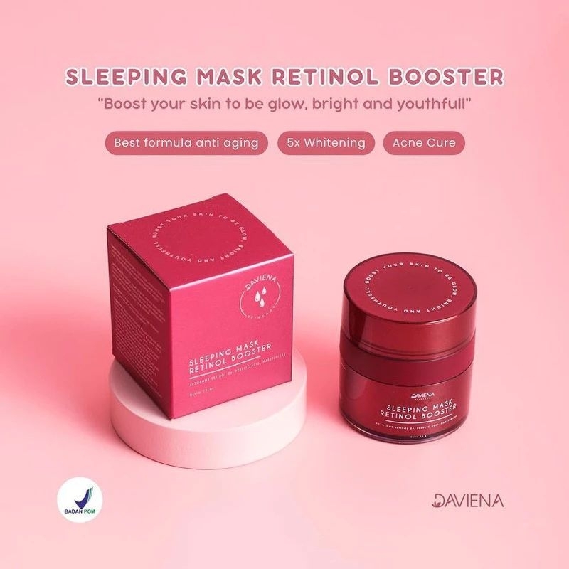 DAVIENA SLEEPING MASK RETINOL BOOSTER | DAVIENA RETINOL MOISTURIZER