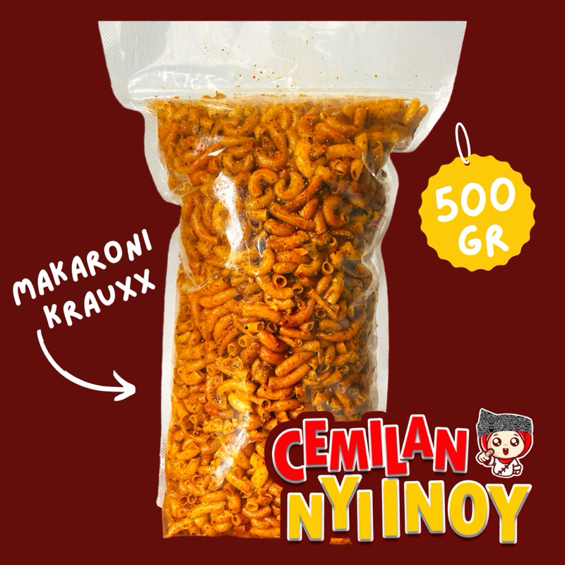 

Makaroni kraux 500 gram Pedas Daun Jeruk